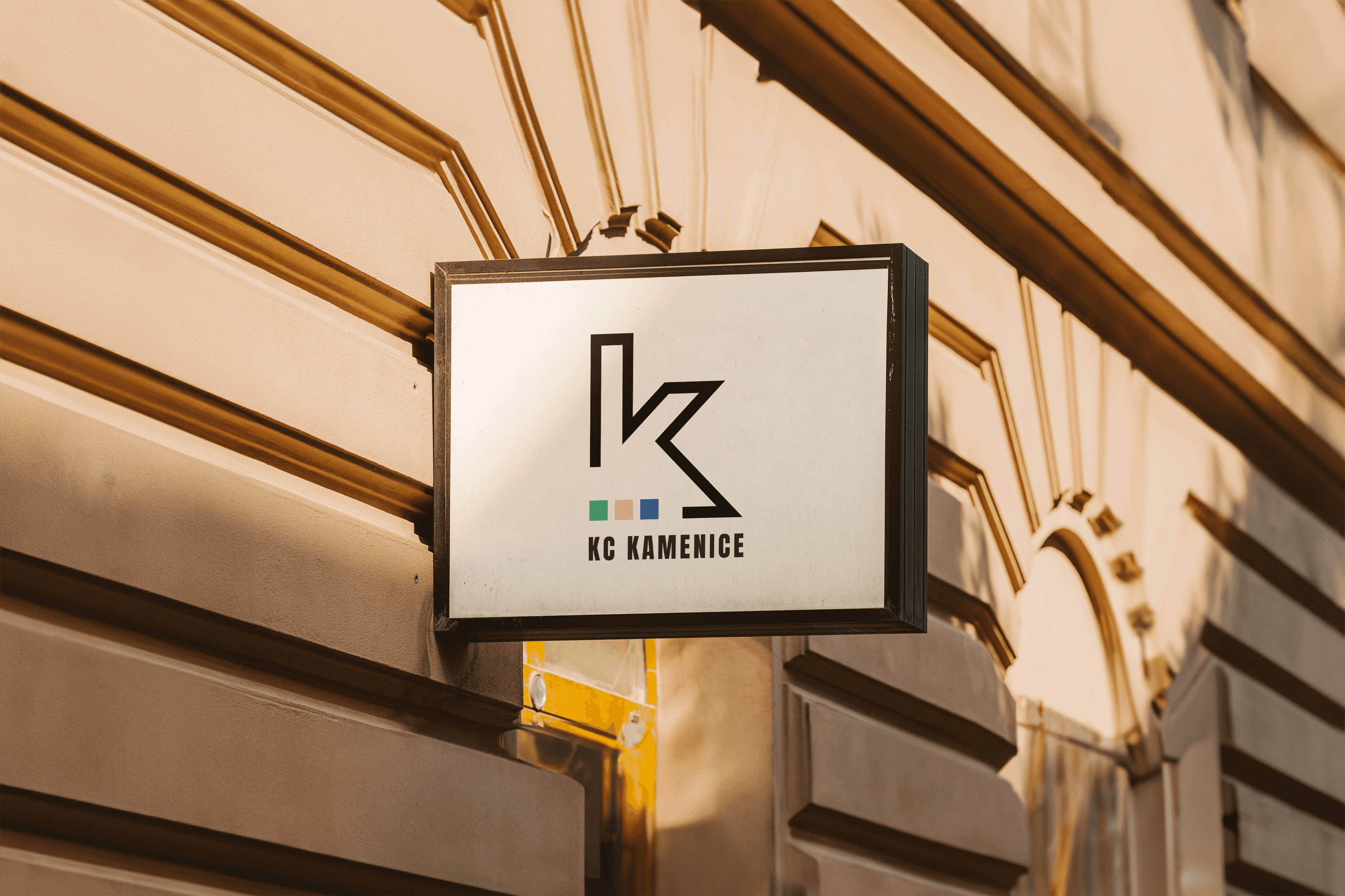 KC Kamenice logo mockup